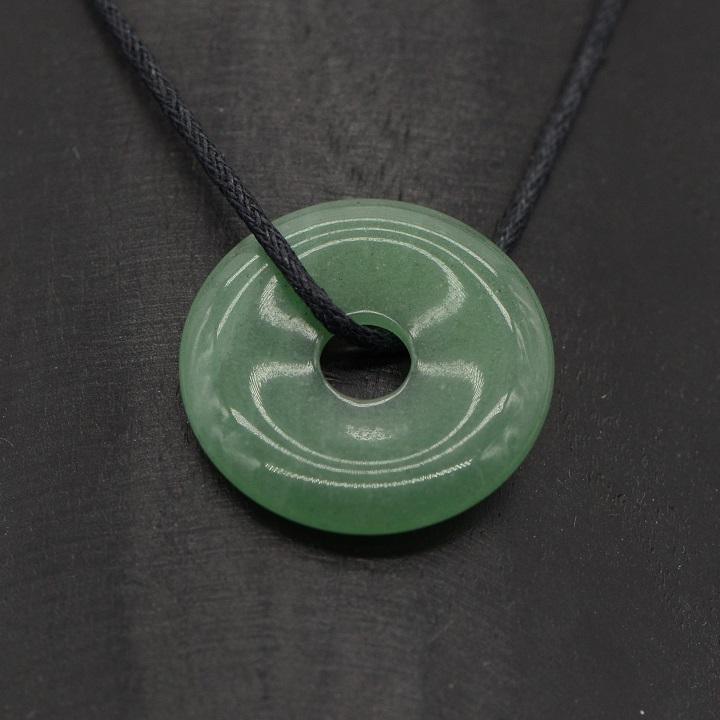 Pendentif Donut "Tranquillité" en Aventurine - lespierresdubienetre