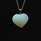 Pendentif "Douceur" Coeur en Opalite - lespierresdubienetre