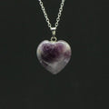 Pendentif "Sagesse" Coeur En Améthyste