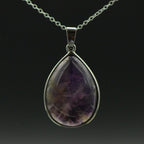 Pendentif "Sagesse" En Améthyste Goutte - lespierresdubienetre