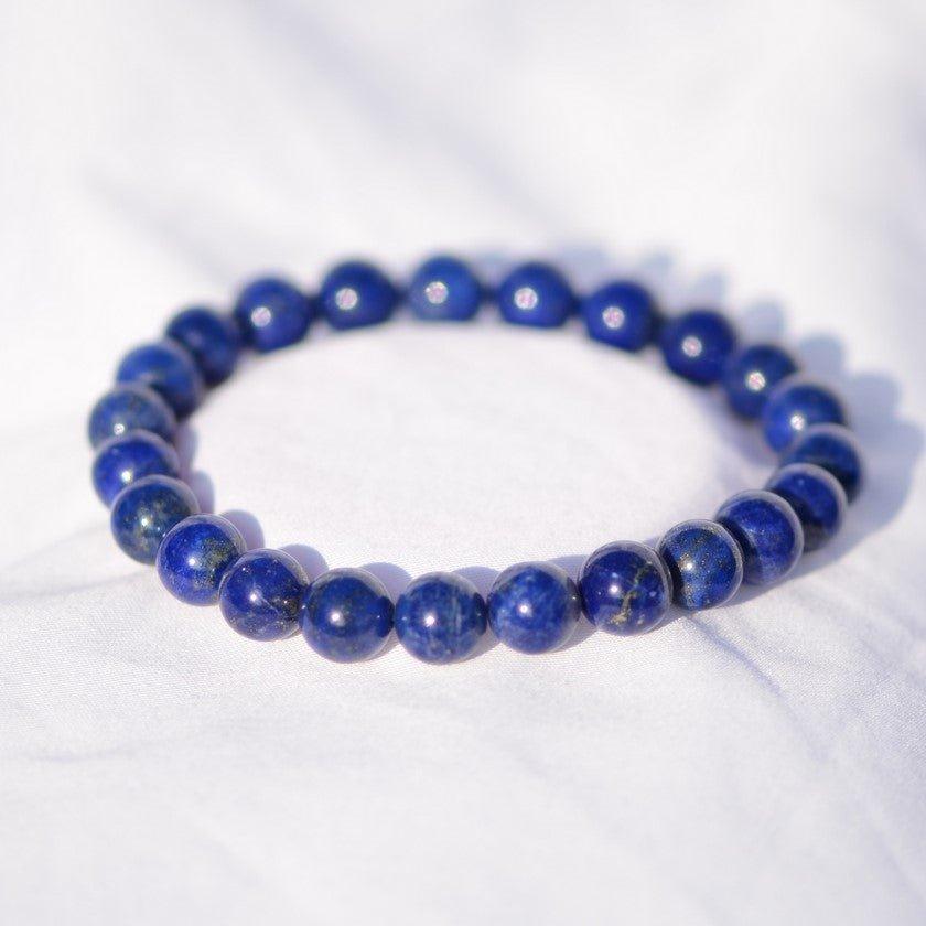 [PIÈCE RARE] Bracelet en Lapis Lazuli AA+ - lespierresdubienetre